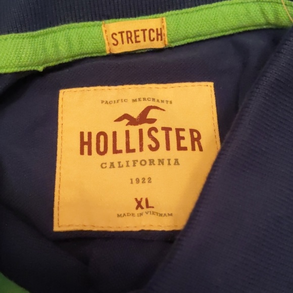 Royal Blue Hollister Polo Shirt Size XL - Picture 2 of 2
